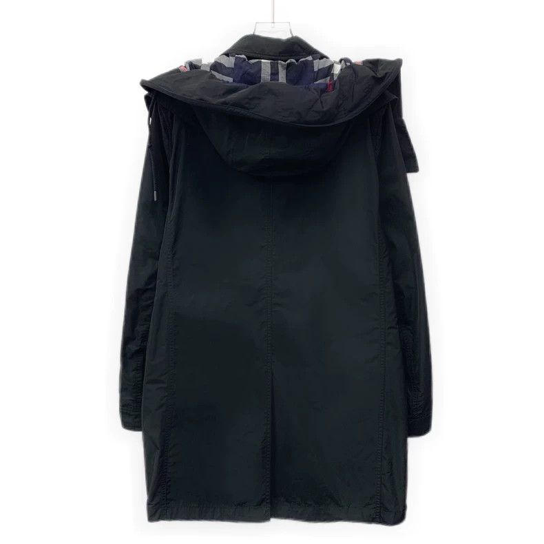 Burberry Burberry Black Hooded Long Sleeve Coat Size US M / EU 48-50 / 2 - 2 Thumbnail