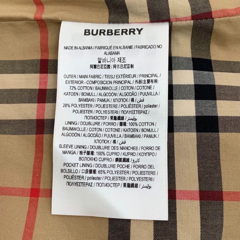 Burberry Burberry Pink Cotton Long Sleeve Coat Size US S / EU 44-46 / 1 - 8 Thumbnail