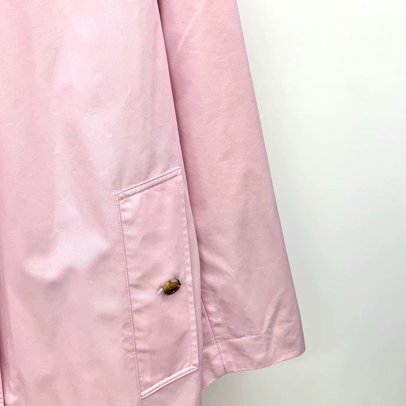 Burberry Burberry Pink Cotton Long Sleeve Coat Size US S / EU 44-46 / 1 - 4 Thumbnail