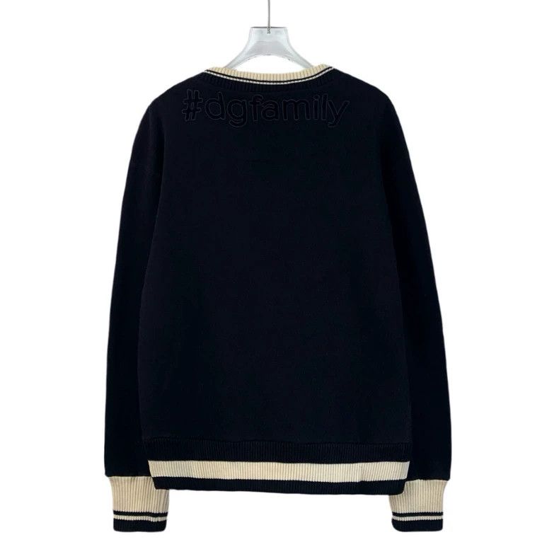 Dolce & Gabbana Dolce&Gabbana Black Crown Graphic Long Sleeve Sweatshirt Size US XS / EU 42 / 0 - 2 Thumbnail