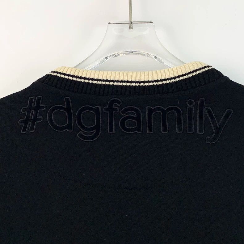 Dolce & Gabbana Dolce&Gabbana Black Crown Graphic Long Sleeve Sweatshirt Size US XS / EU 42 / 0 - 6 Thumbnail