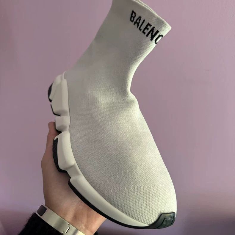Balenciaga Balenciaga Gray Sock Sneakers Size 41 Size US 8 / EU 41 - 9 Thumbnail