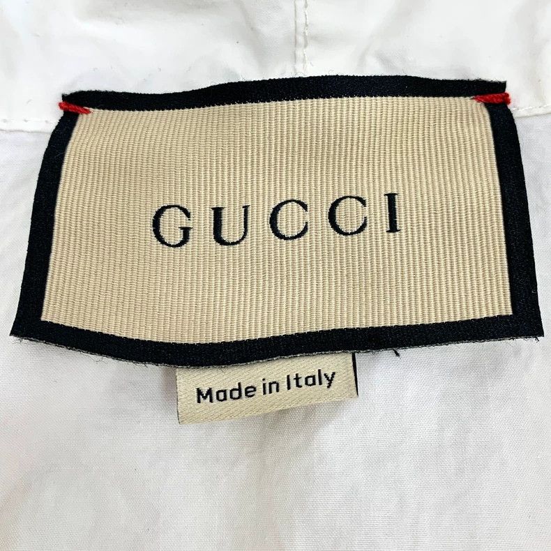 Gucci Gucci White Striped Pullover Hoodie Sweatshirt Size US L / EU 52-54 / 3 - 7 Thumbnail