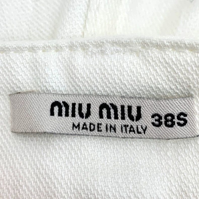 Miu Miu MiuMiu White Side Stripe Casual Pants Size US 38 / EU 54 - 5 Thumbnail