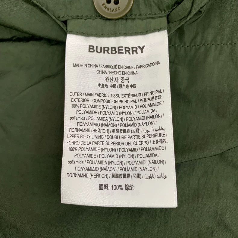 Burberry Burberry Green Long Sleeve Pocket Jacket M Size Size US M / EU 48-50 / 2 - 6 Thumbnail