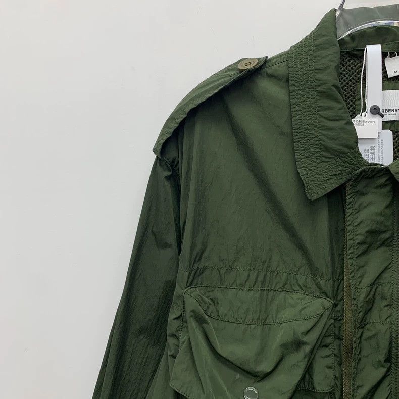 Burberry Burberry Green Long Sleeve Pocket Jacket M Size Size US M / EU 48-50 / 2 - 3 Thumbnail
