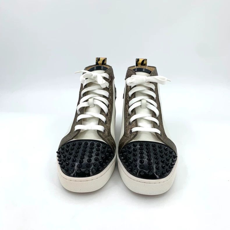 Christian Louboutin Christian Louboutin High Top Color Block Sneakers Size US 10.5 / EU 43-44 - 3 Thumbnail