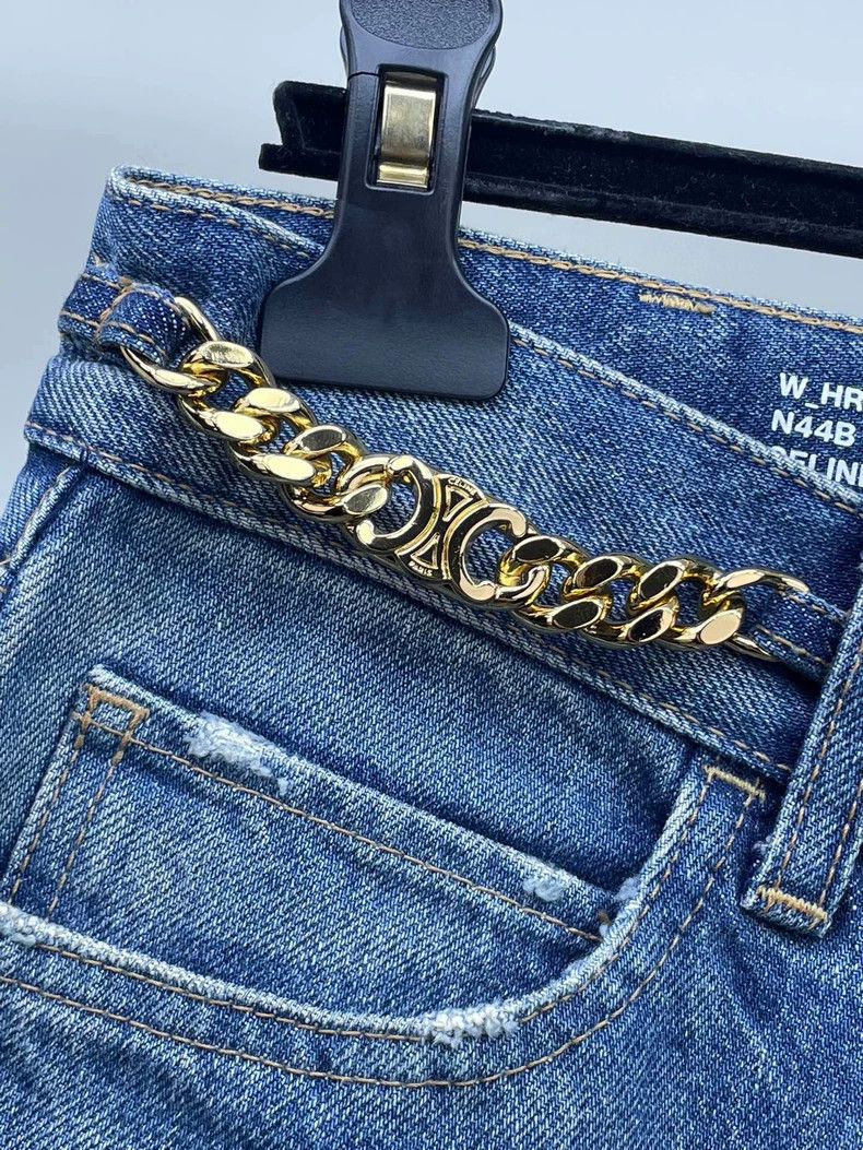 Celine Celine Chain Denim Jeans Size 28 Size US 28 / EU 44 - 3 Thumbnail