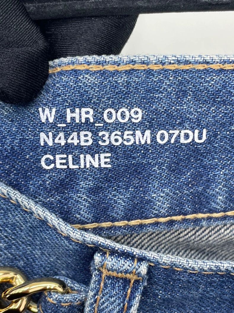 Celine Celine Chain Denim Jeans Size 28 Size US 28 / EU 44 - 6 Thumbnail