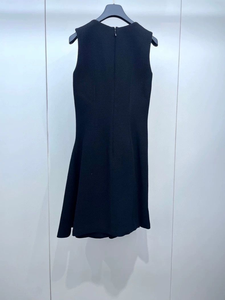Dior Dior Black Sleeveless Dress Size 38 Size US 38 / EU 54 - 2 Thumbnail