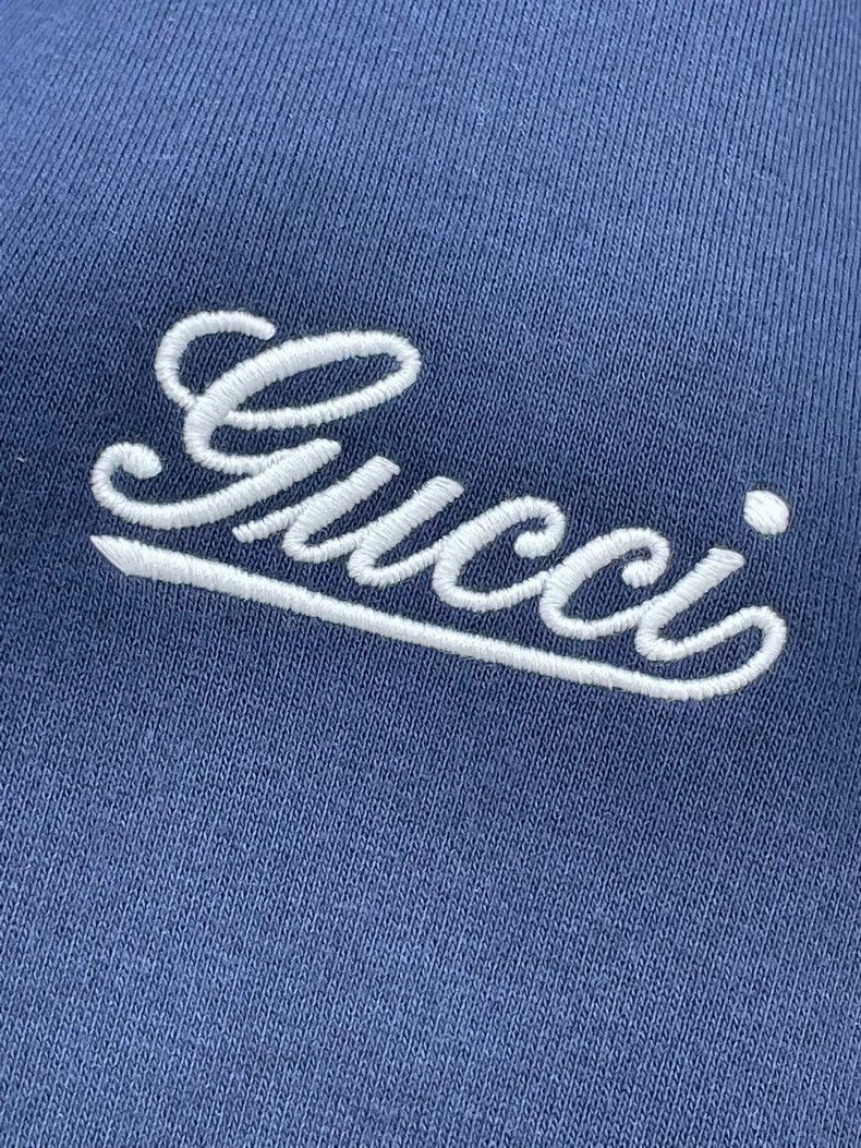 Gucci Gucci Navy Hooded Sweatshirt XS Size Size US XS / EU 42 / 0 - 3 Thumbnail
