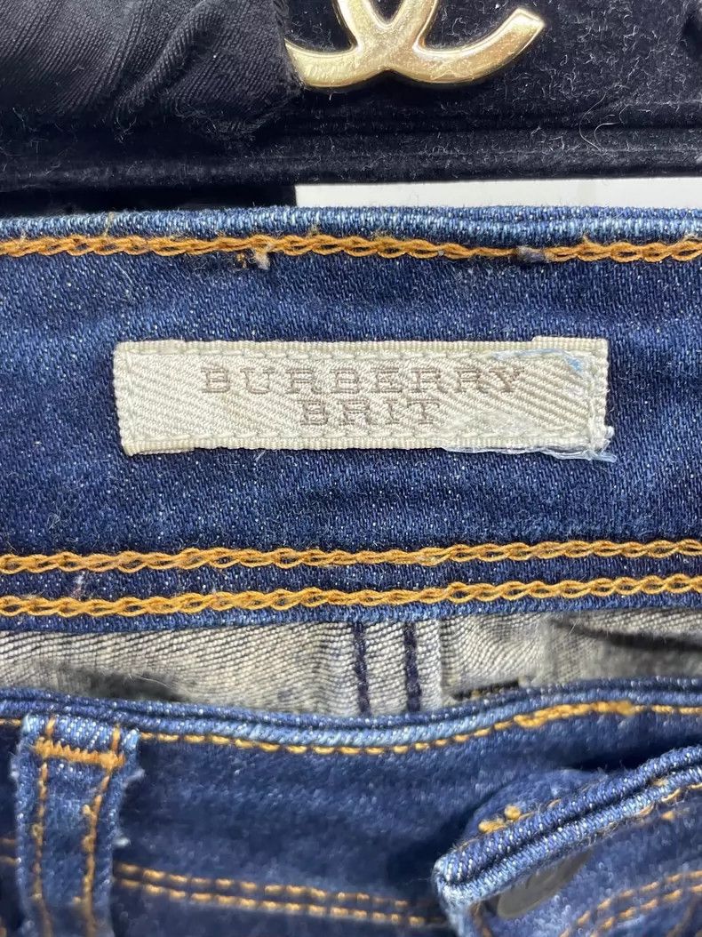 Burberry Burberry Dark Blue Denim Pencil Pants Size US 36 / EU 52 - 6 Thumbnail