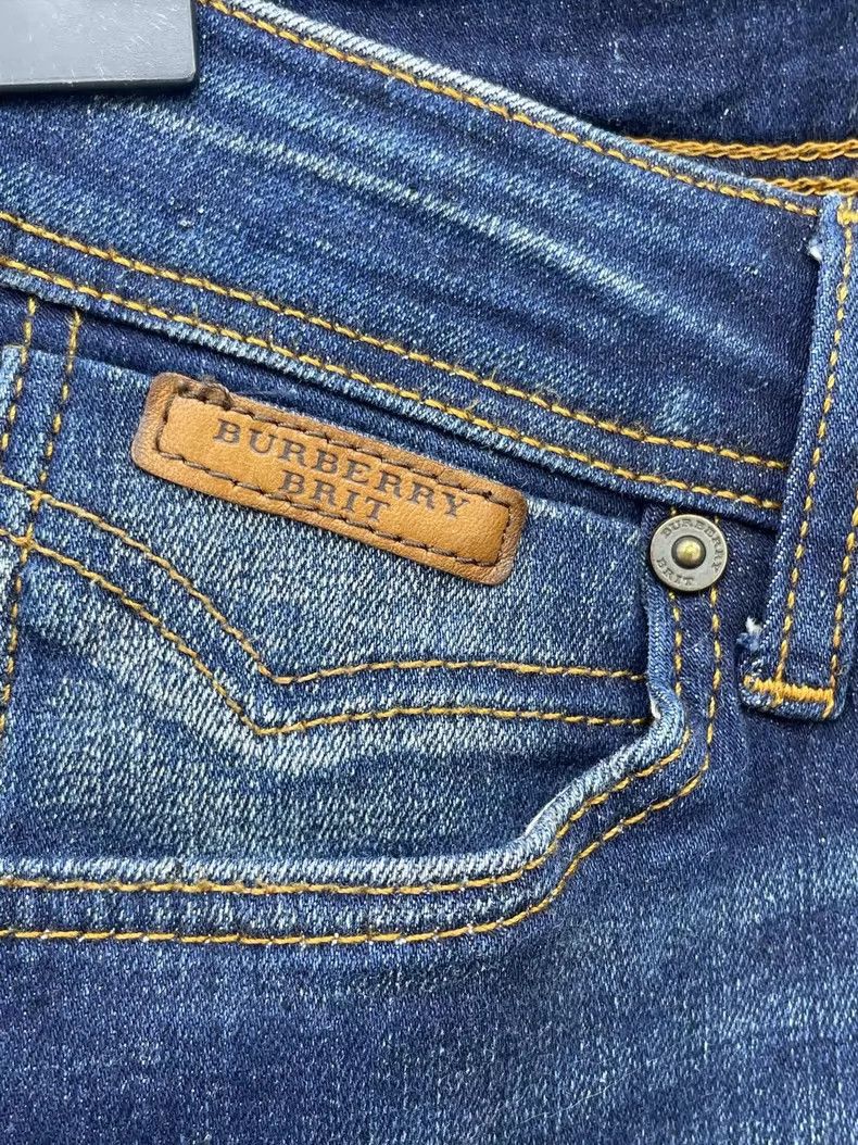 Burberry Burberry Dark Blue Denim Pencil Pants Size US 36 / EU 52 - 7 Thumbnail