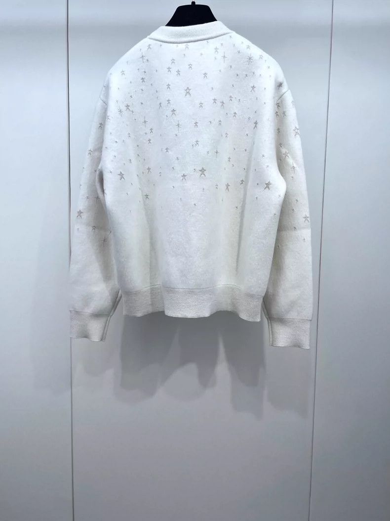 Dior Dior Gold Letter Pattern Knit Sweater Size US M / EU 48-50 / 2 - 2 Thumbnail