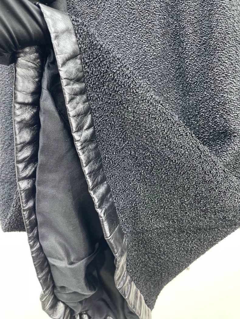 Chanel Chanel Leather Panel Midi Skirt Size US 40 / EU 56 - 3 Thumbnail