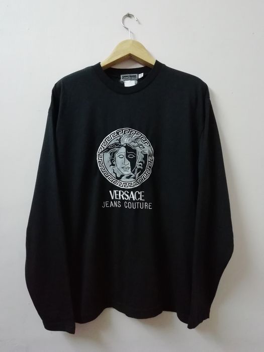 Versace 90s Medusa Big Logo Longsleeve Jersey