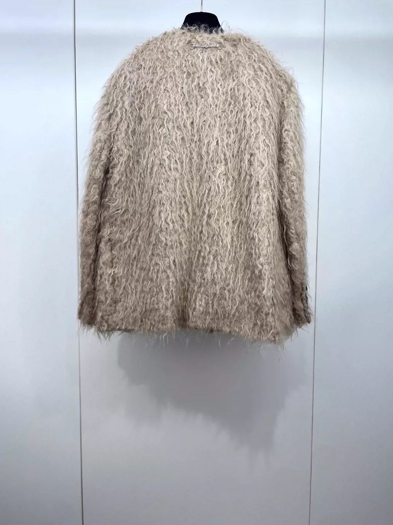 Gucci Gucci Mohair Blend Jacket with Brooch Size US M / EU 48-50 / 2 - 2 Thumbnail