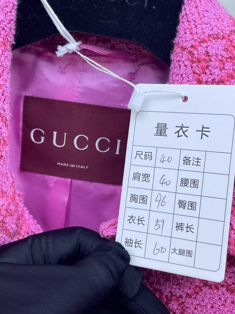 Gucci Gucci Pink Floral Print Coat Size US L / EU 52-54 / 3 - 7 Thumbnail