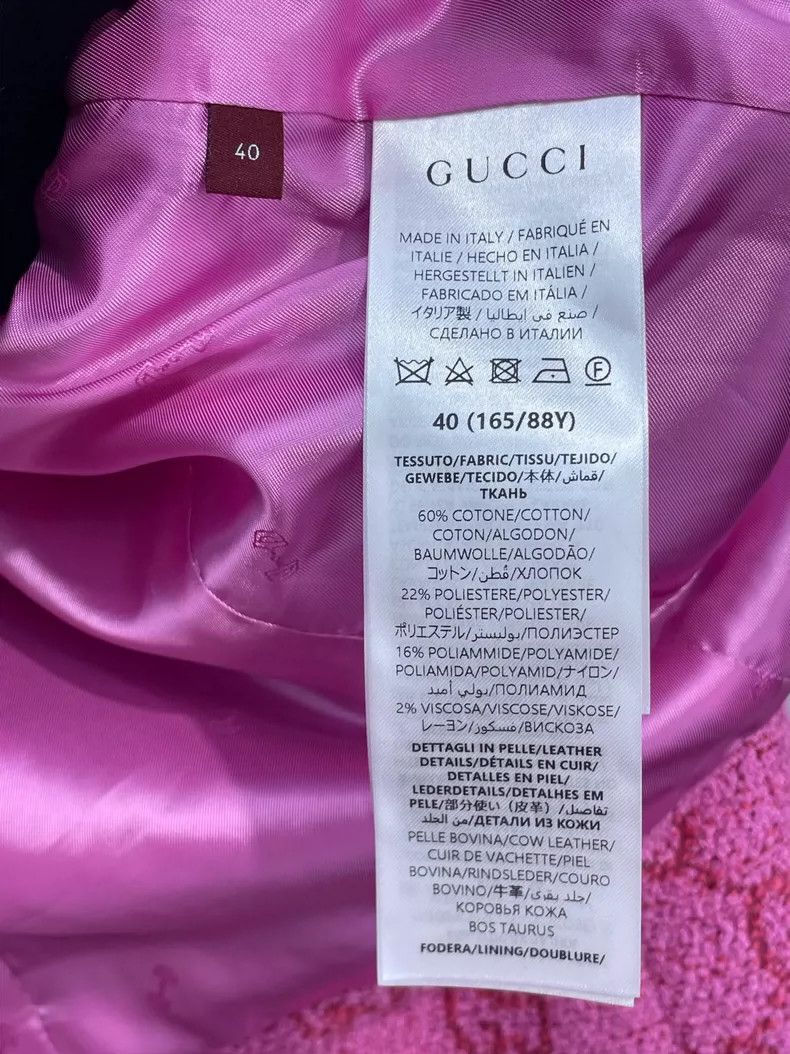 Gucci Gucci Pink Floral Print Coat Size US L / EU 52-54 / 3 - 5 Thumbnail