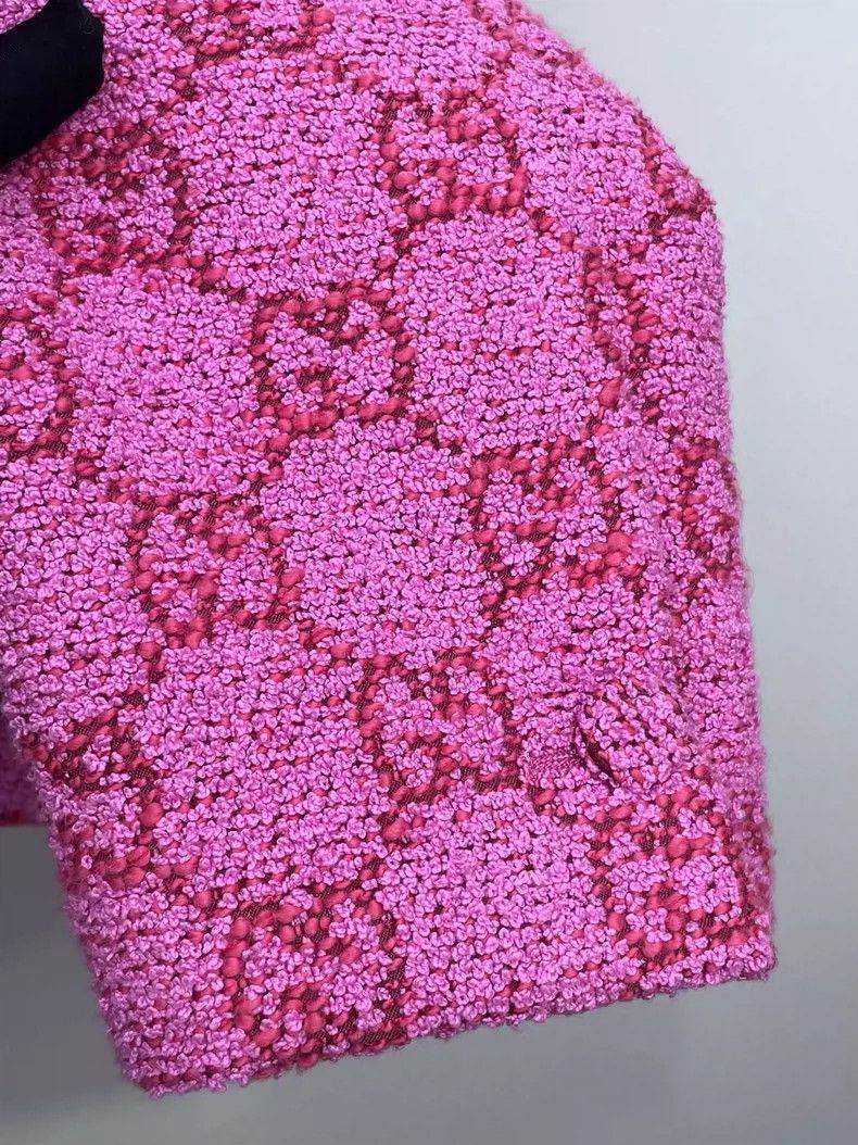 Gucci Gucci Pink Floral Print Coat Size US L / EU 52-54 / 3 - 3 Thumbnail