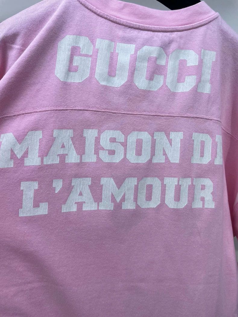 Gucci Gucci Pink Short Sleeve T-Shirt Size US S / EU 44-46 / 1 - 3 Thumbnail