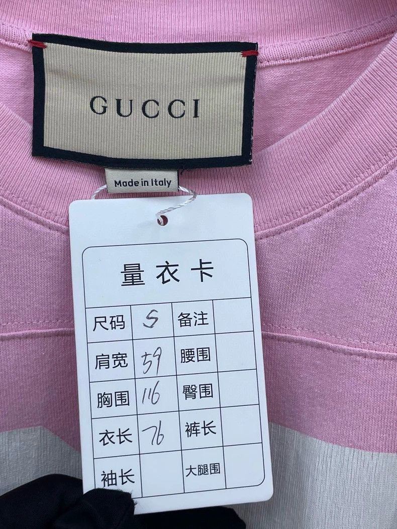 Gucci Gucci Pink Short Sleeve T-Shirt Size US S / EU 44-46 / 1 - 6 Thumbnail