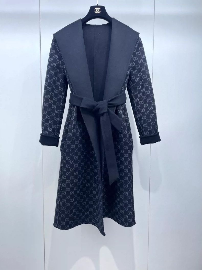 Gucci Gucci Double-Sided Wool Bathrobe Coat Size US S / EU 44-46 / 1 - 3 Thumbnail