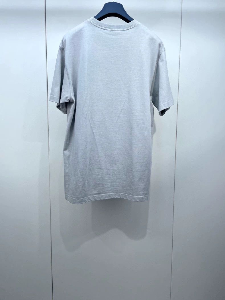 Dior Dior Gray Embroidered Logo Short Sleeve T-Shirt Size US L / EU 52-54 / 3 - 2 Thumbnail