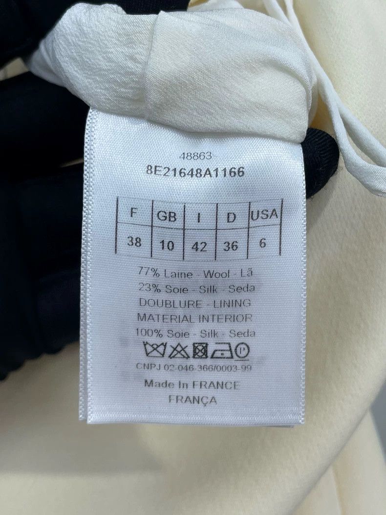 Dior Dior Solid Color Wool Blend Dress Size US 38 / EU 54 - 6 Thumbnail
