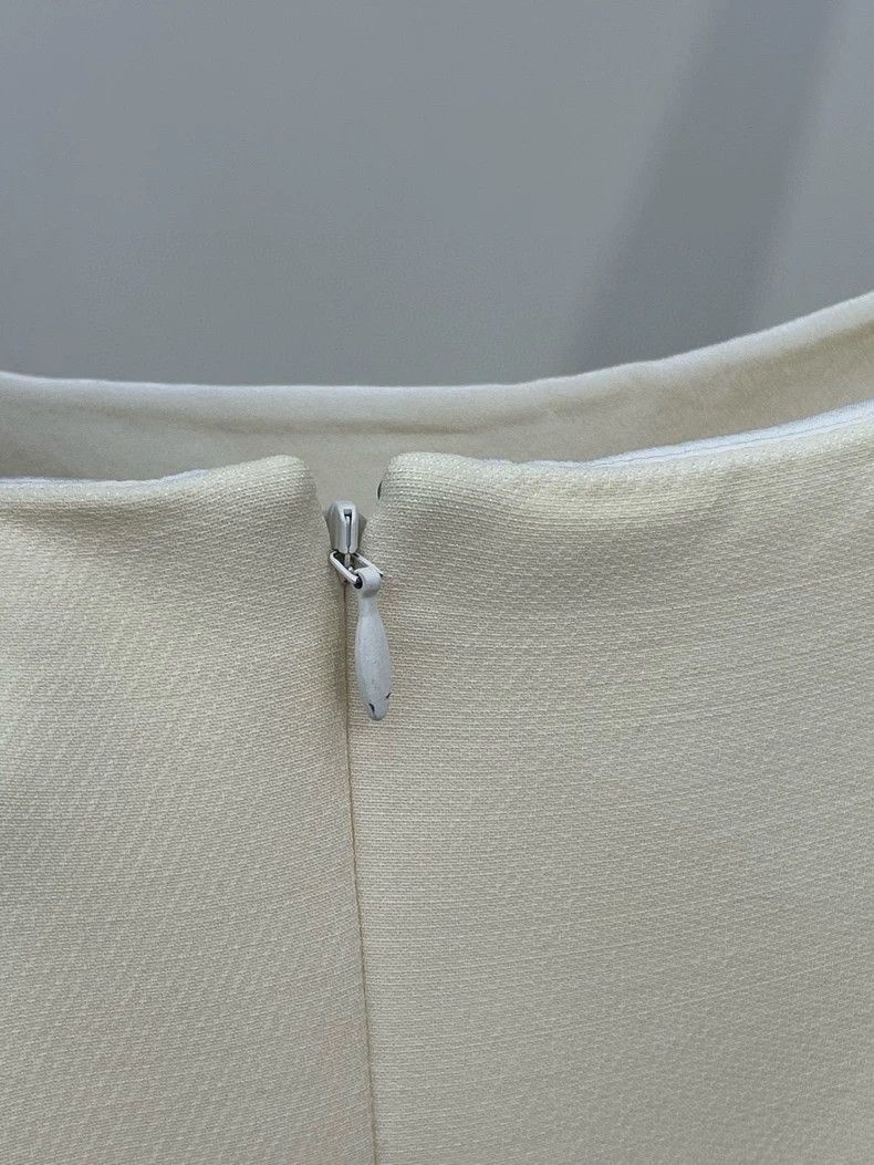 Dior Dior Solid Color Wool Blend Dress Size US 38 / EU 54 - 3 Thumbnail