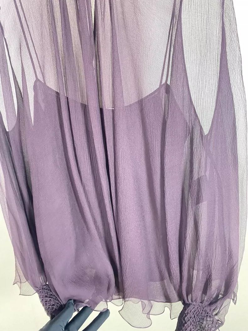 Dior Dior Silk Top with Ruffled Collar Size US M / EU 48-50 / 2 - 5 Thumbnail