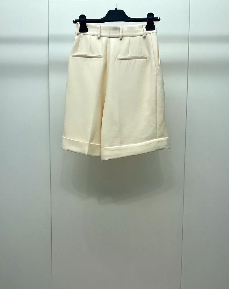 Dior Dior Cream Short Suit Shorts Size US 32 / EU 48 - 2 Thumbnail