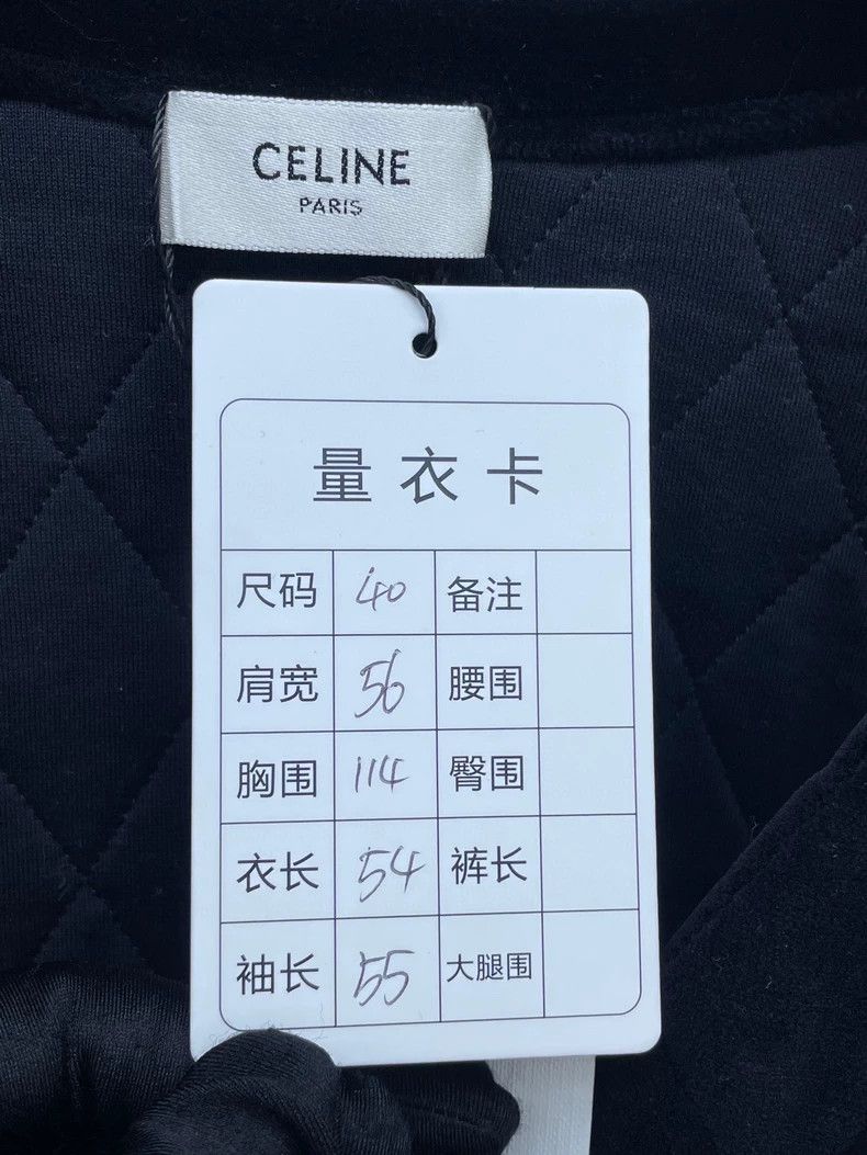 Celine Celine Black Velvet Quilted Jacket Size US L / EU 52-54 / 3 - 7 Thumbnail