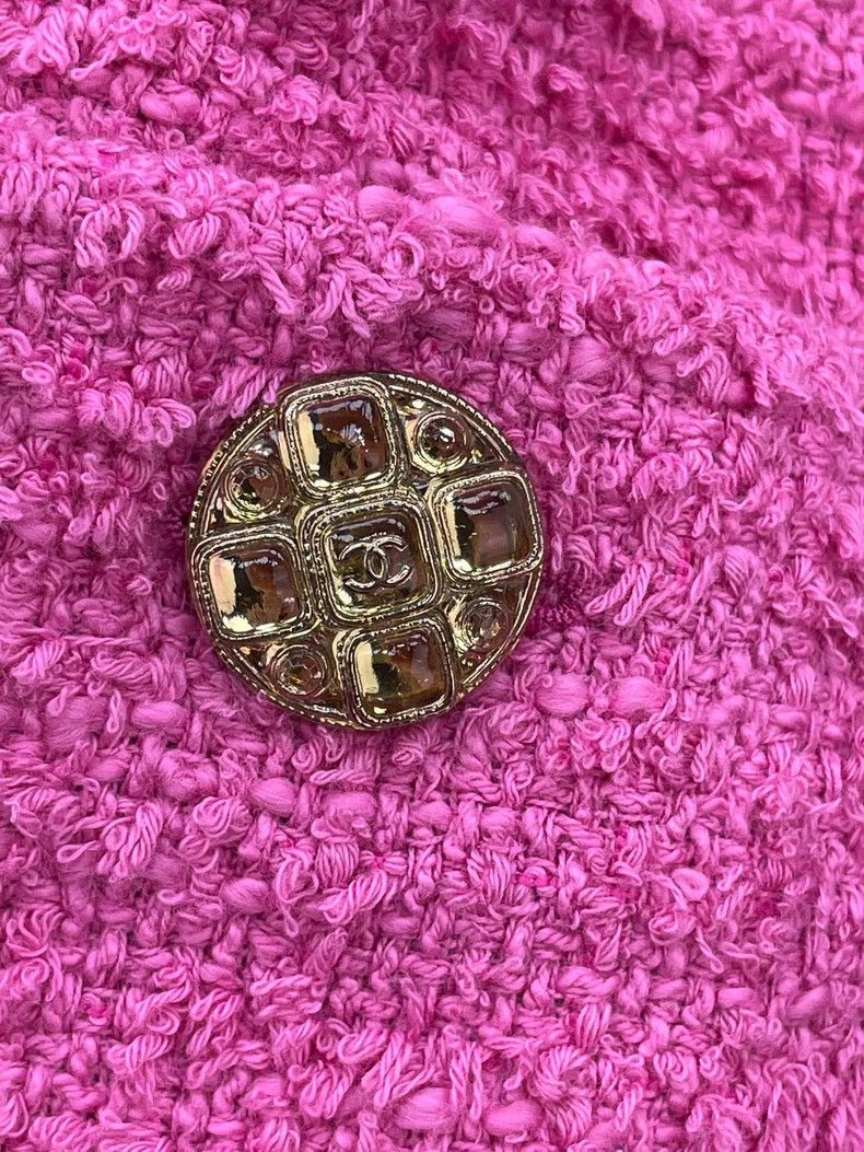 Chanel Chanel Spring/Summer Pink Tweed Vest Size US M / EU 48-50 / 2 - 4 Thumbnail