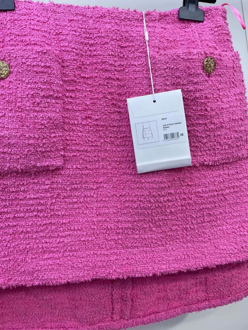 Chanel Chanel Pink Skirt from Spring Summer Collection Size US 38 / EU 54 - 7 Thumbnail