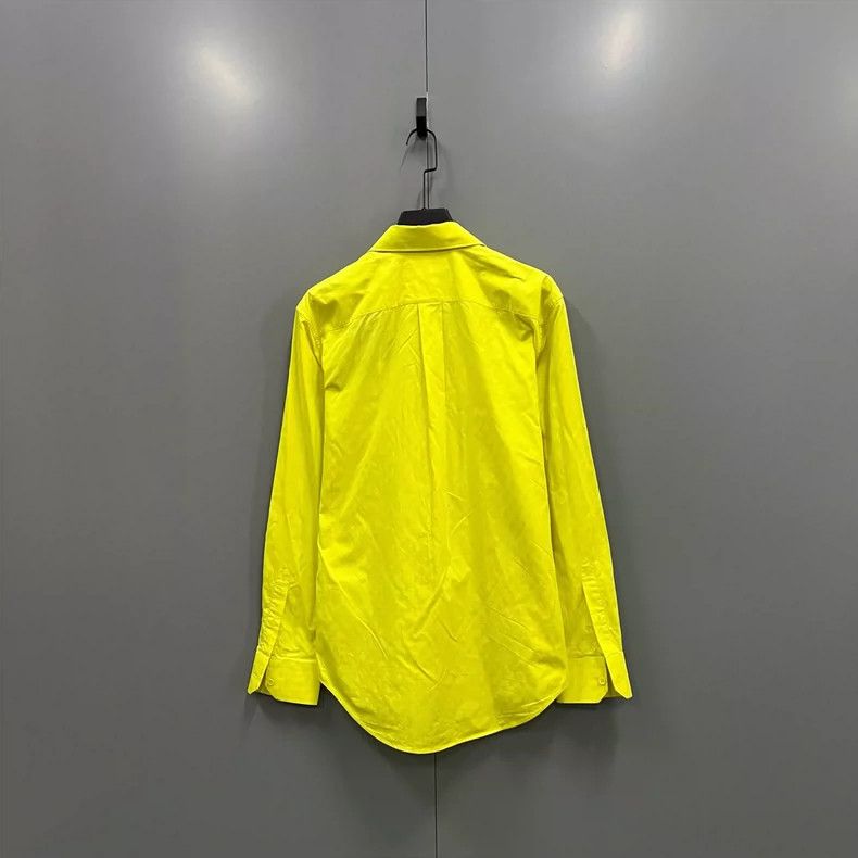 Louis Vuitton Louis Vuitton Yellow Long Sleeve Shirt M Size Size US M / EU 48-50 / 2 - 6 Thumbnail