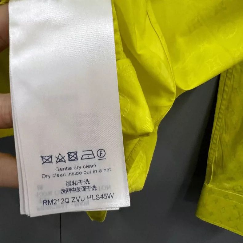 Louis Vuitton Louis Vuitton Yellow Long Sleeve Shirt M Size Size US M / EU 48-50 / 2 - 7 Thumbnail