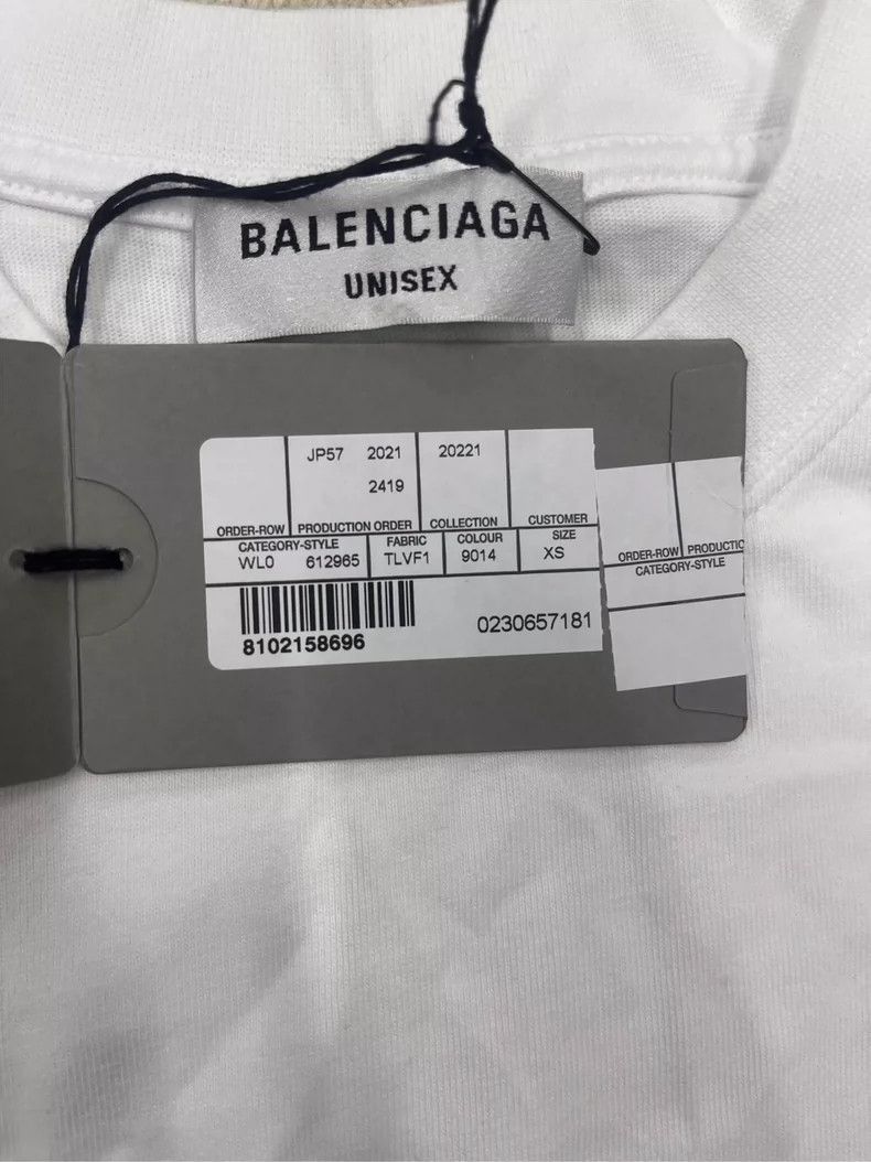 Balenciaga Balenciaga Short Sleeve T-Shirt with Logo Size US XS / EU 42 / 0 - 4 Thumbnail