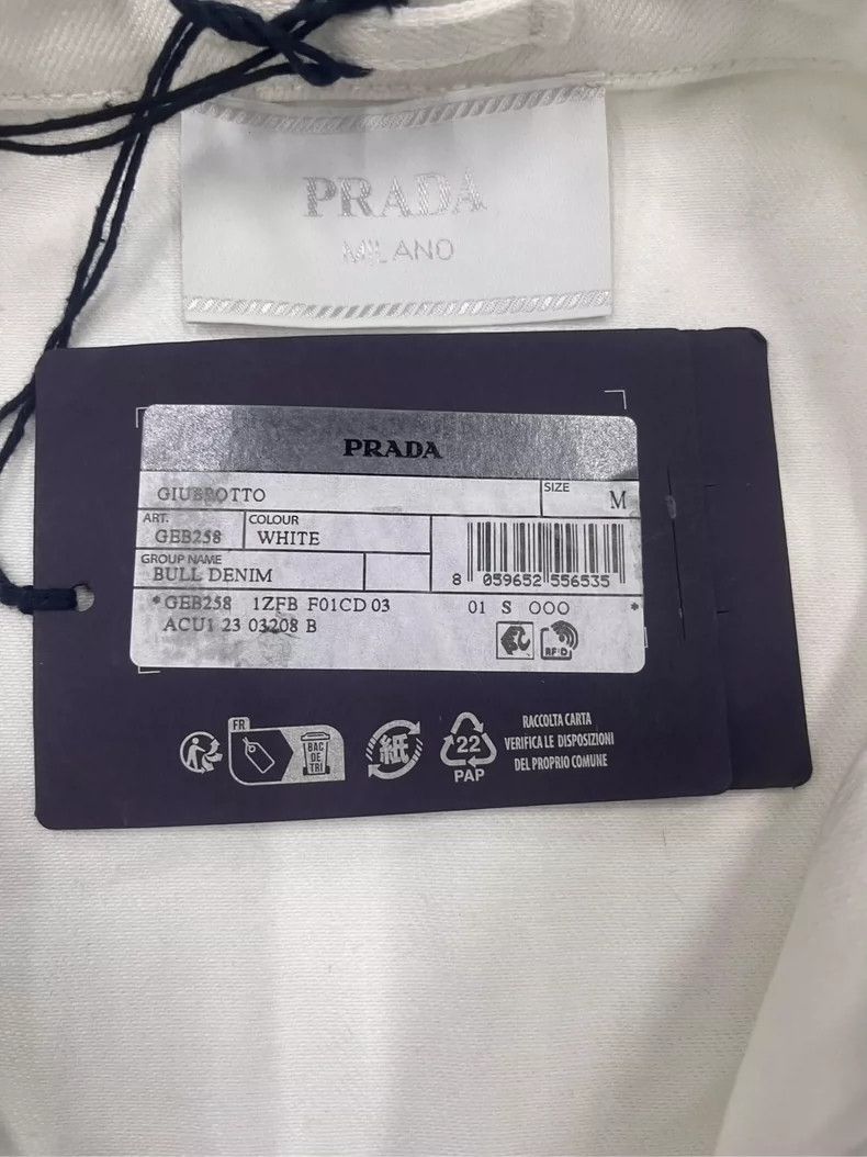 Prada PRADA Logo Zip Casual Jacket for Men Size US M / EU 48-50 / 2 - 3 Thumbnail