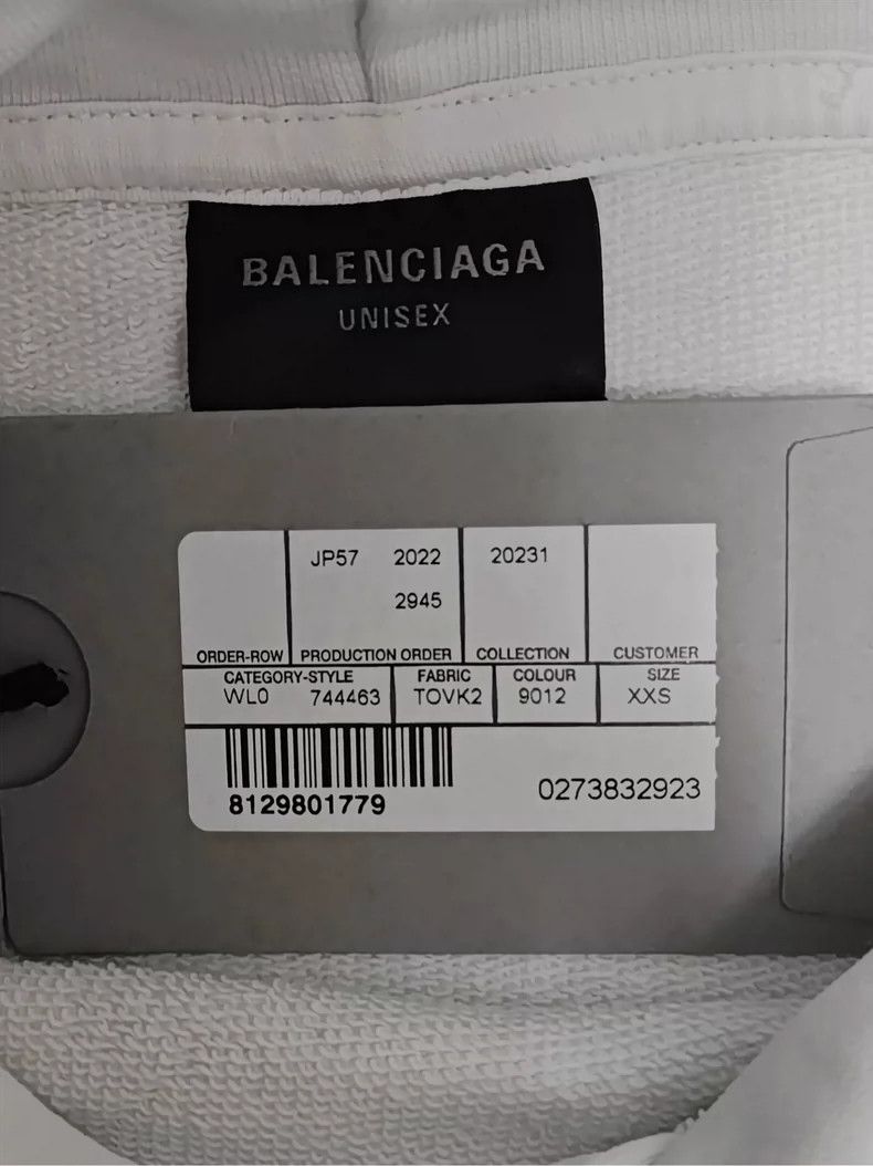 Balenciaga Balenciaga Vintage Hooded Sweatshirt Limited Edition Size US XXS / EU 40 - 5 Thumbnail