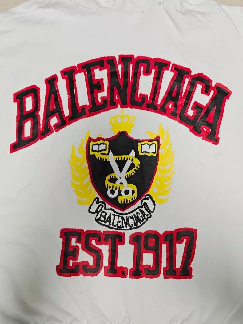 Balenciaga Balenciaga Vintage Hooded Sweatshirt Limited Edition Size US XXS / EU 40 - 3 Thumbnail