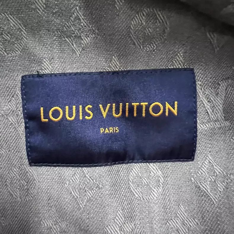 Louis Vuitton Louis Vuitton Classic Denim Jacket in Gray Size US L / EU 52-54 / 3 - 6 Thumbnail