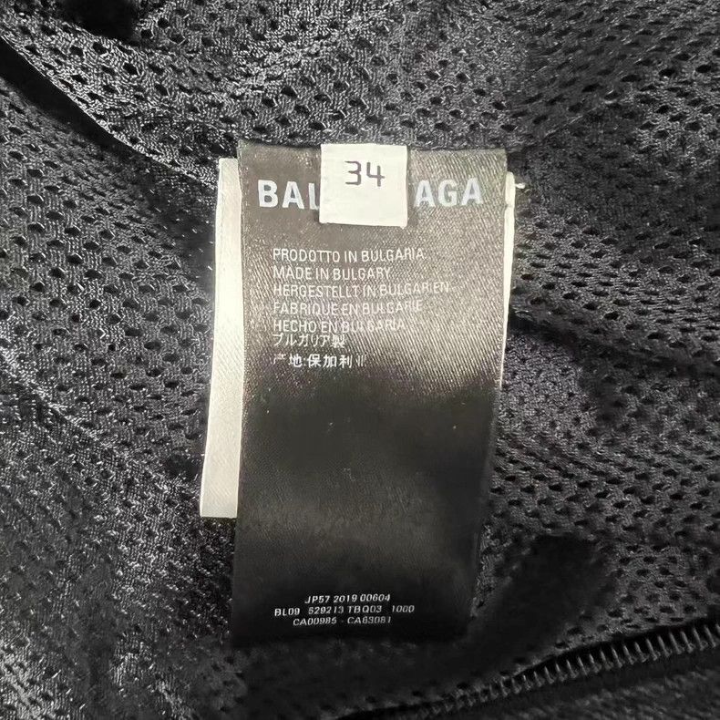 Balenciaga Balenciaga Logo Denim Jacket with Color Blocks Size US S / EU 44-46 / 1 - 4 Thumbnail