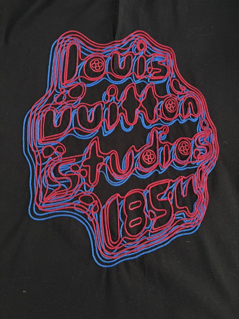 Louis Vuitton Louis Vuitton Neon Logo Embroidered Polo Shirt Size US XL / EU 56 / 4 - 3 Thumbnail