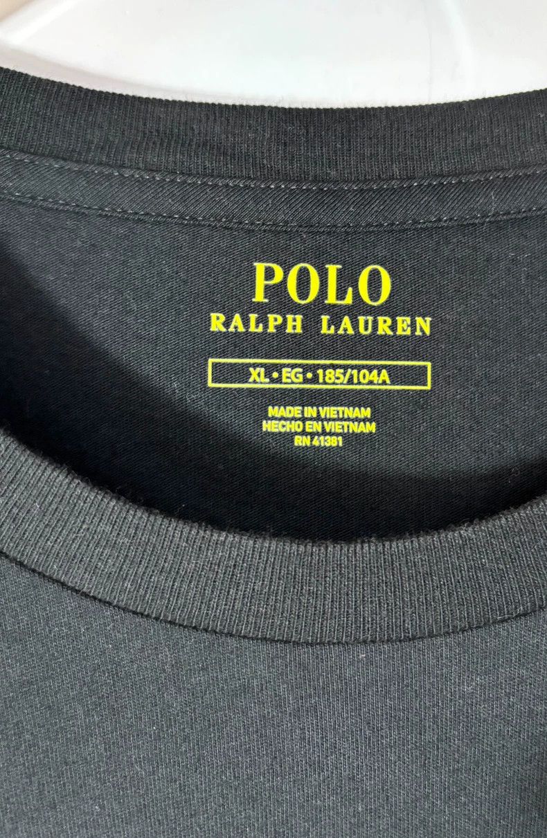 Ralph Lauren Polo Ralph Lauren Black Short Sleeve T-Shirt Size US L / EU 52-54 / 3 - 3 Thumbnail