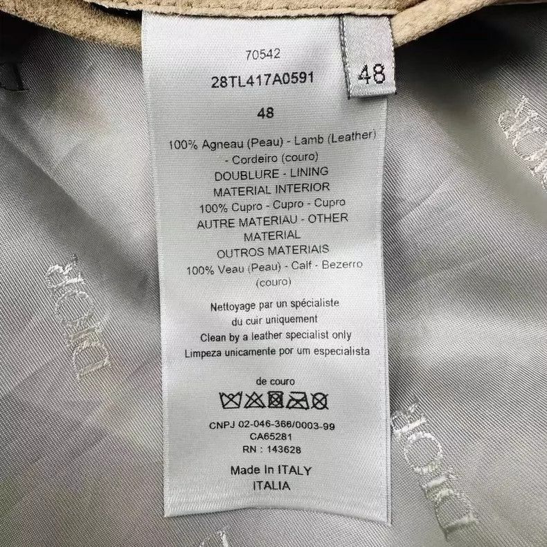 Dior Dior Suede Work Jacket Size 48 Size US L / EU 52-54 / 3 - 5 Thumbnail