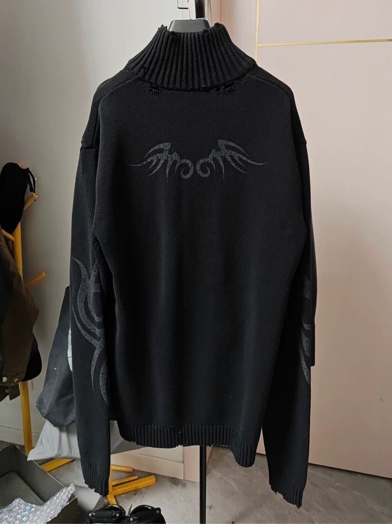 Balenciaga Balenciaga Y2K Dragon Zip Knit Sweater Size US M / EU 48-50 / 2 - 3 Thumbnail