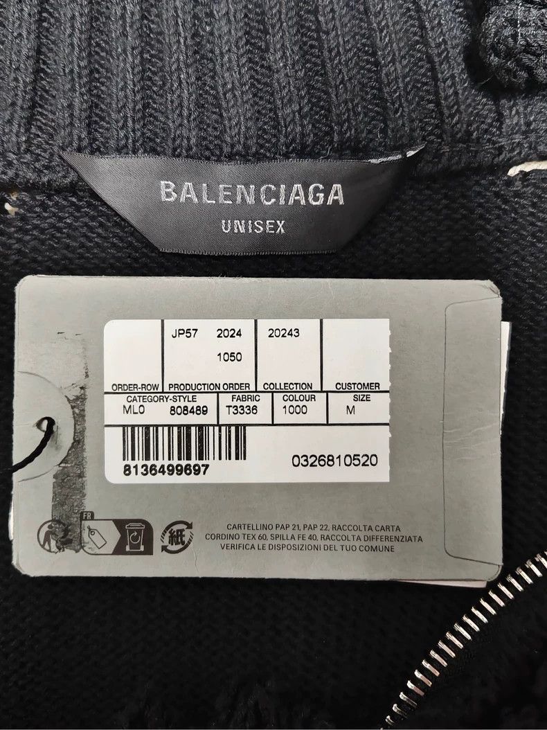 Balenciaga Balenciaga Y2K Dragon Zip Knit Sweater Size US M / EU 48-50 / 2 - 4 Thumbnail