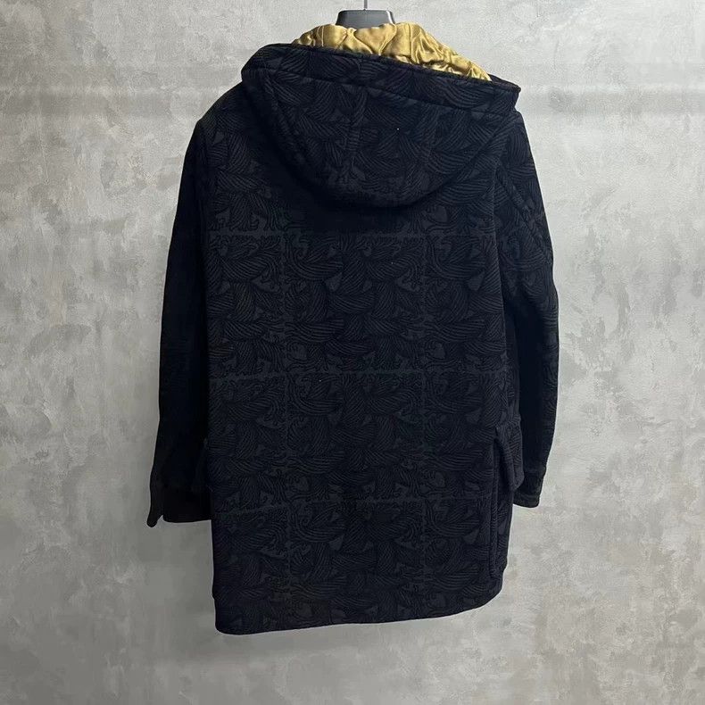 Louis Vuitton Louis Vuitton Black Knot Pattern Coat Size US L / EU 52-54 / 3 - 2 Thumbnail