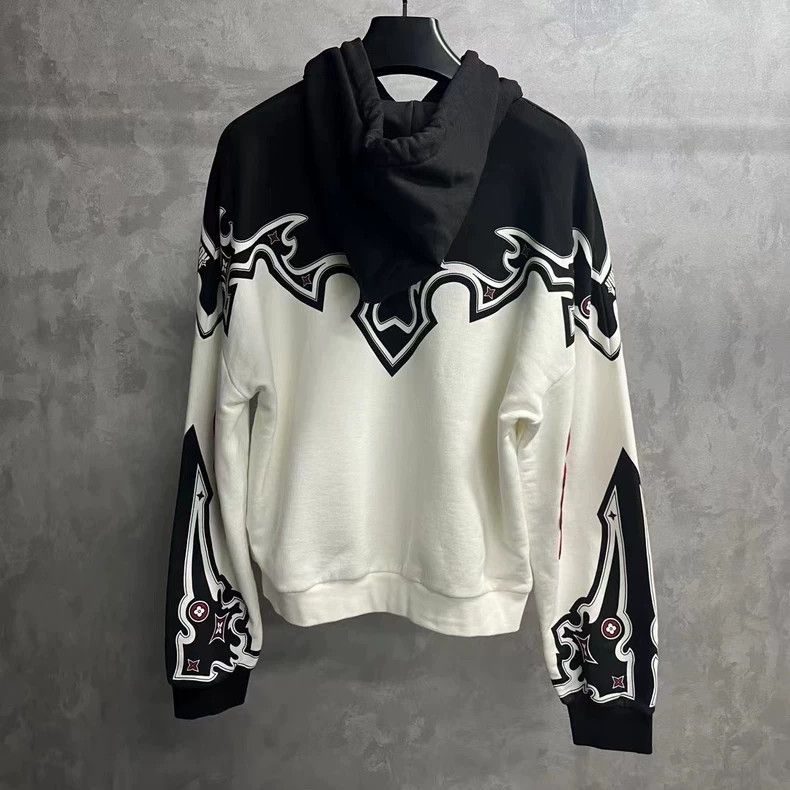 Louis Vuitton Louis Vuitton Western Print Hooded Sweatshirt Size US S / EU 44-46 / 1 - 2 Thumbnail